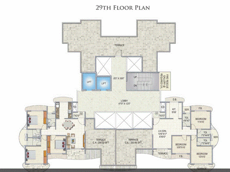 Sai Spring 29th Floor Plan