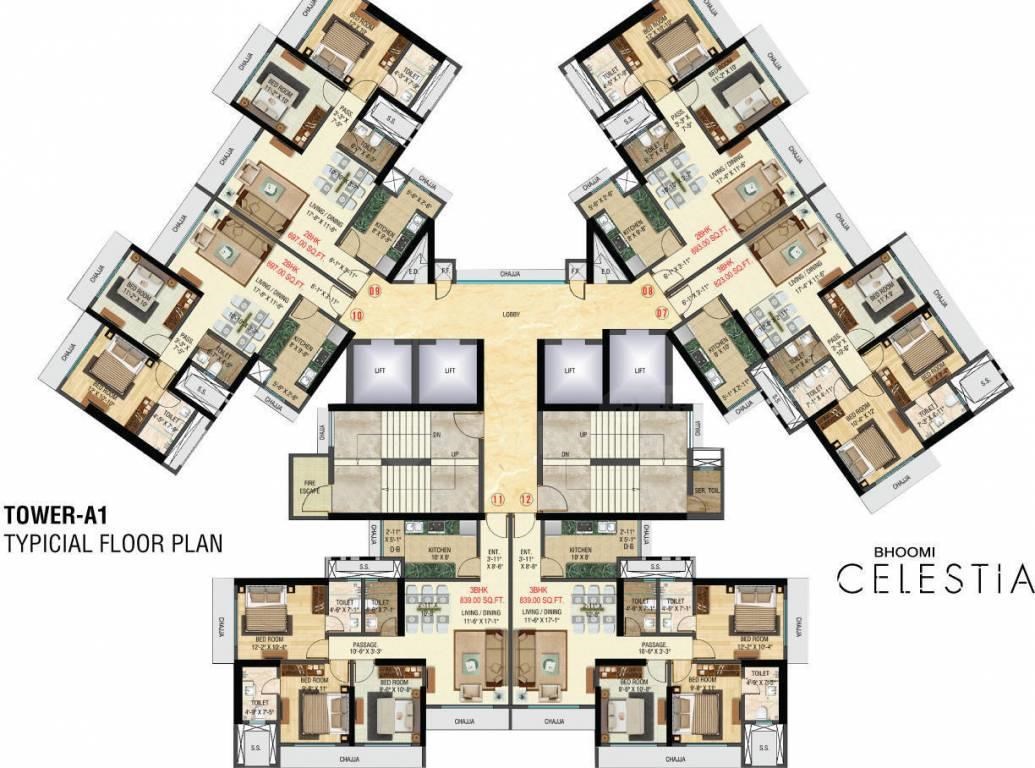 Celestia Typical floor plan A1