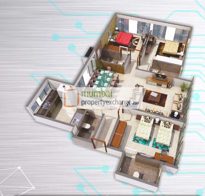 5330 Oth Floor Plan 1  - Darsshan Rico, Lower Parel