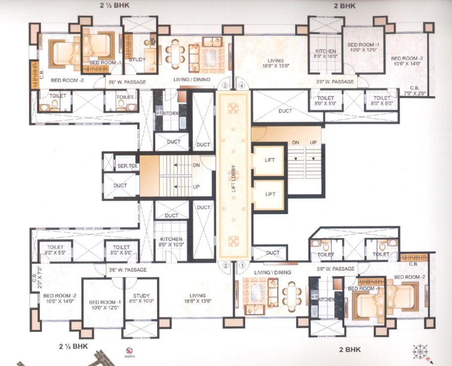 Flat / Apartment on Rent / Lease / Sale in Rodas Enclave Eva A and B