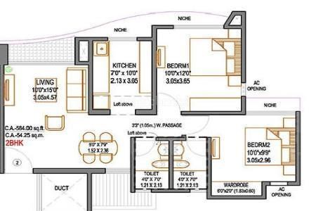 Rustomjee Evershine Global City 2BHK