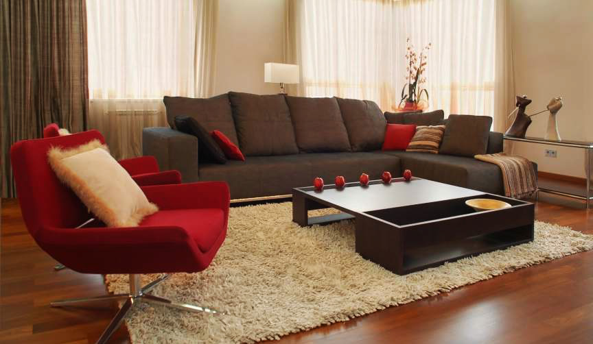 Blue Fortuna Living Room