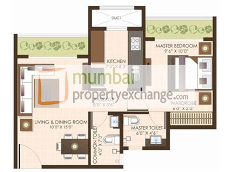 1BHK Wing A
