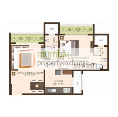 1BHK Wing B