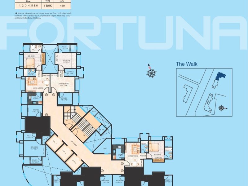 Fortuna A Typical Floor Plan