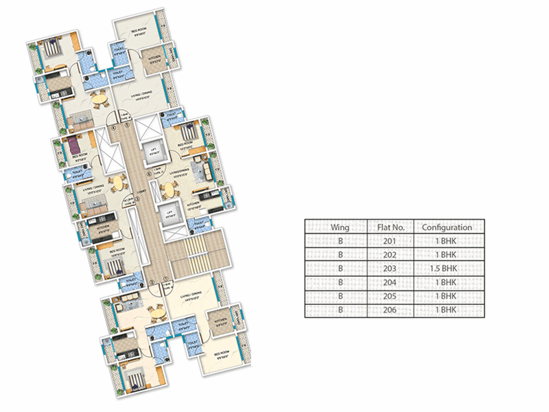 Arkade Arcopolis Typical Floor Plan Wing B