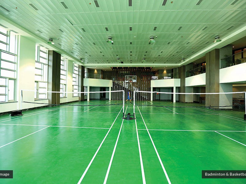 One Avighna Park Badminton-Basket Ball Court