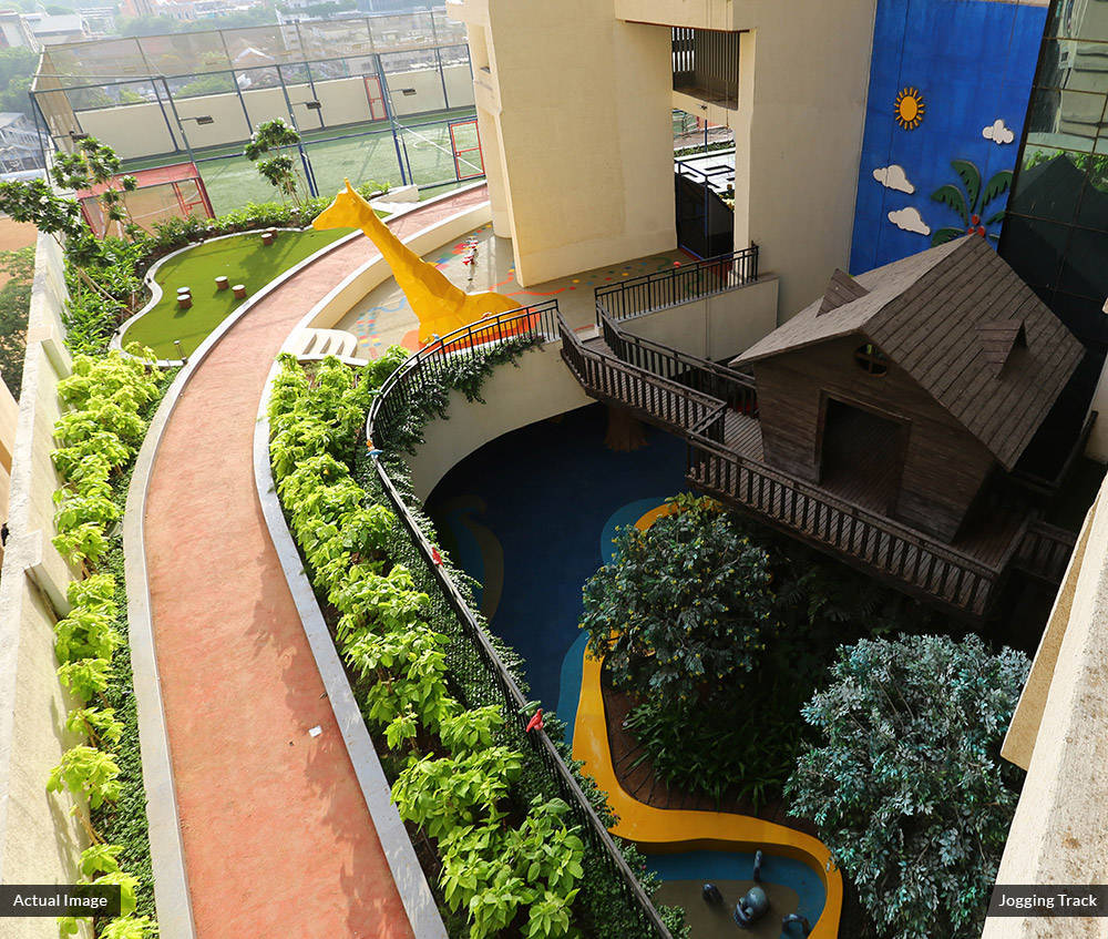 One Avighna Park Dedicated Jogging Track