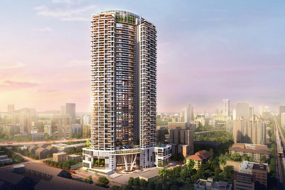 One Avighna Park Elevation Image-1