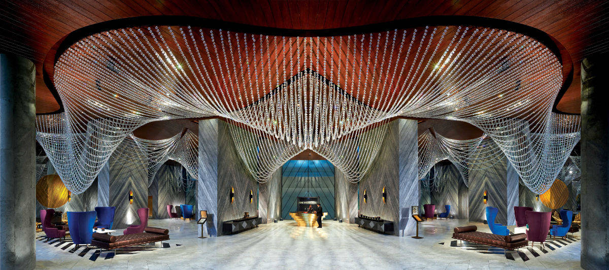 One Avighna Park Grand Entrance Lobby