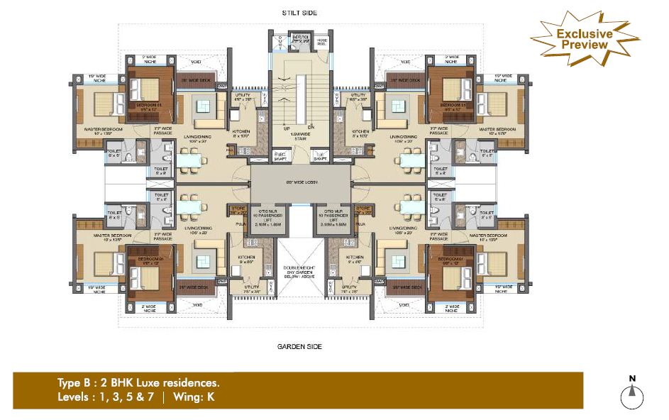 Lodha Eternis 2BHK Luxe Wing K