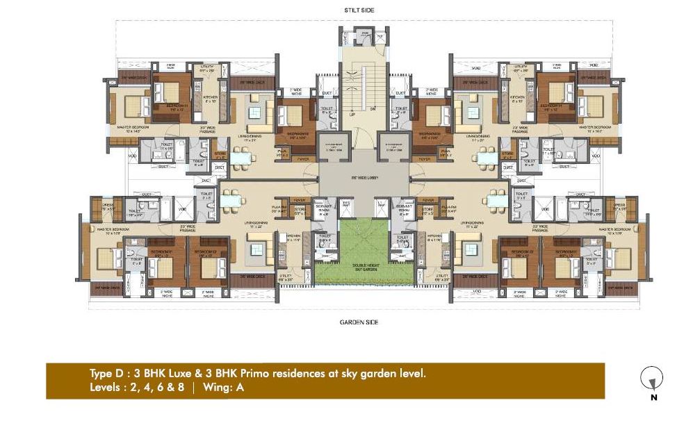 Lodha Eternis 3BHK Luxe-3BHK Primo Wing A-Type 2