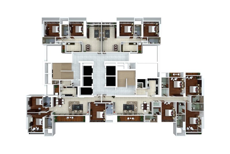 Ajmera Zeon Odd Floor Plan