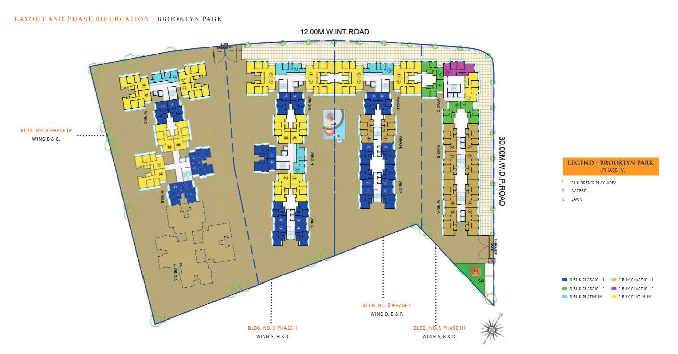 Ekta Parks Ville Layout-Phase Bifurcation of Brooklyn Park