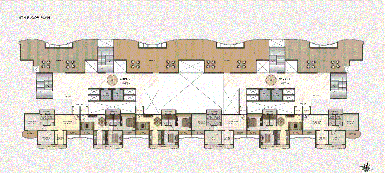 Sai Riverdale 19th floor plan