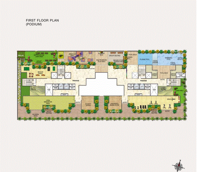 Sai Riverdale Podium Plan