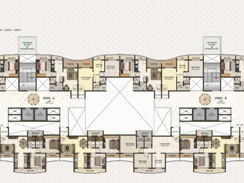 Sai Riverdale Typical Floor Plan-Even