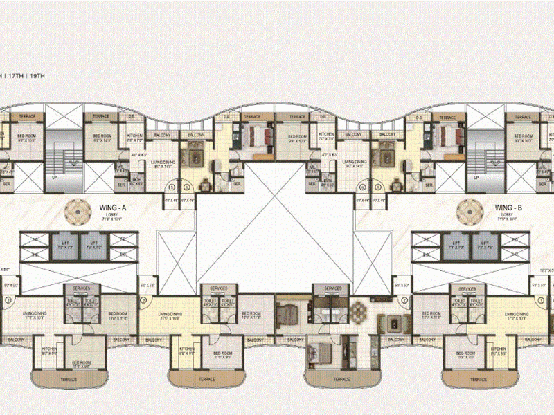 Sai Riverdale Typical Floor Plan-Odd