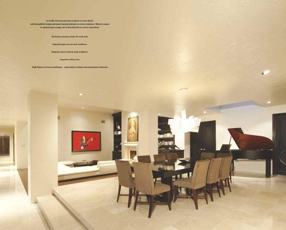 Lodha Venezia Dining Room Image-1