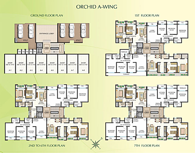 A Wing Floor Plan