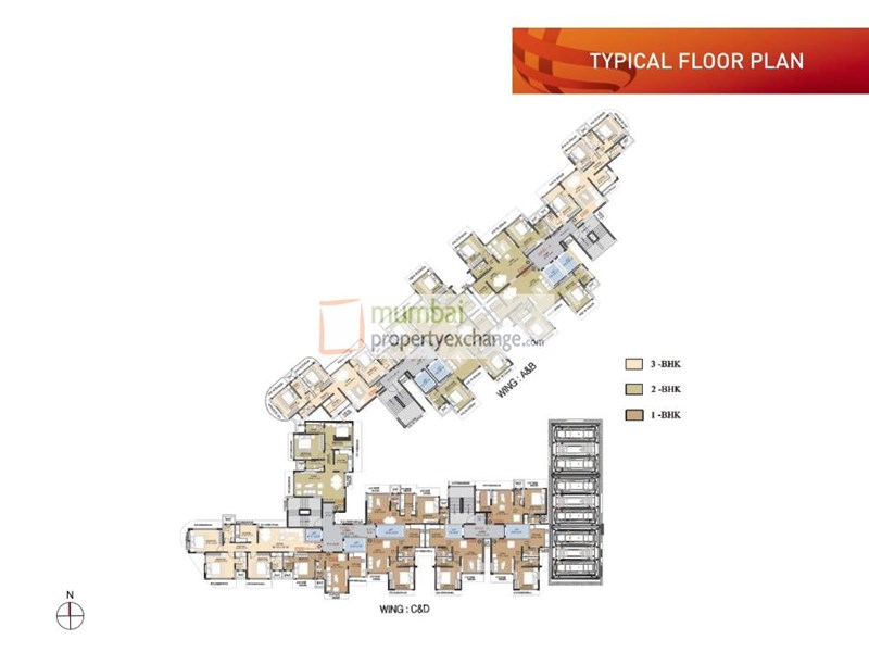 Ruparel Orion Typical Floor Plan
