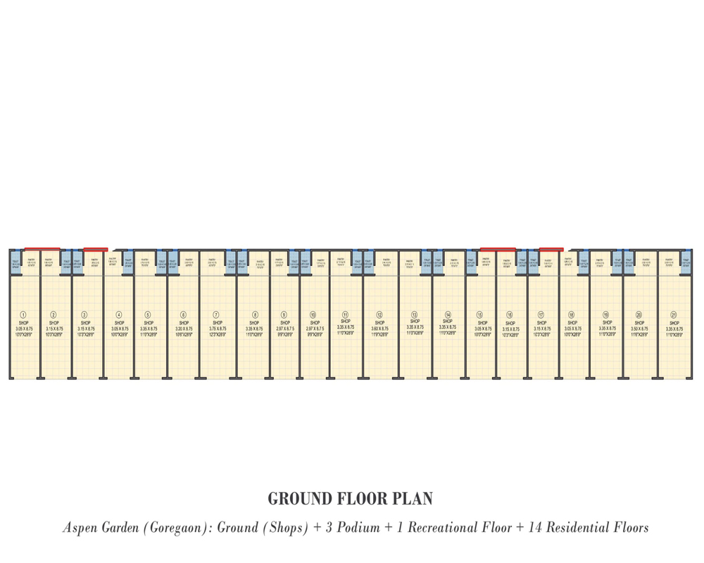 Aspen Garden Ground Floor Plan