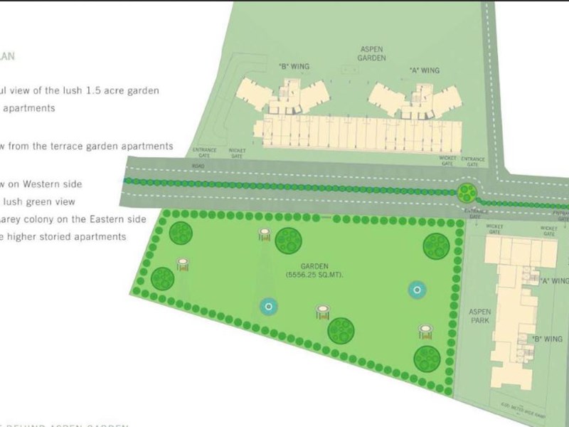 Aspen Garden Site Plan