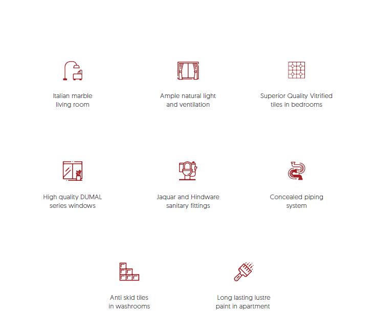 Glory Internal Amenities