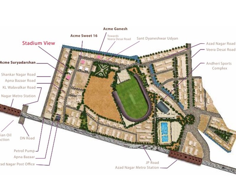 Stadium View Site Plan