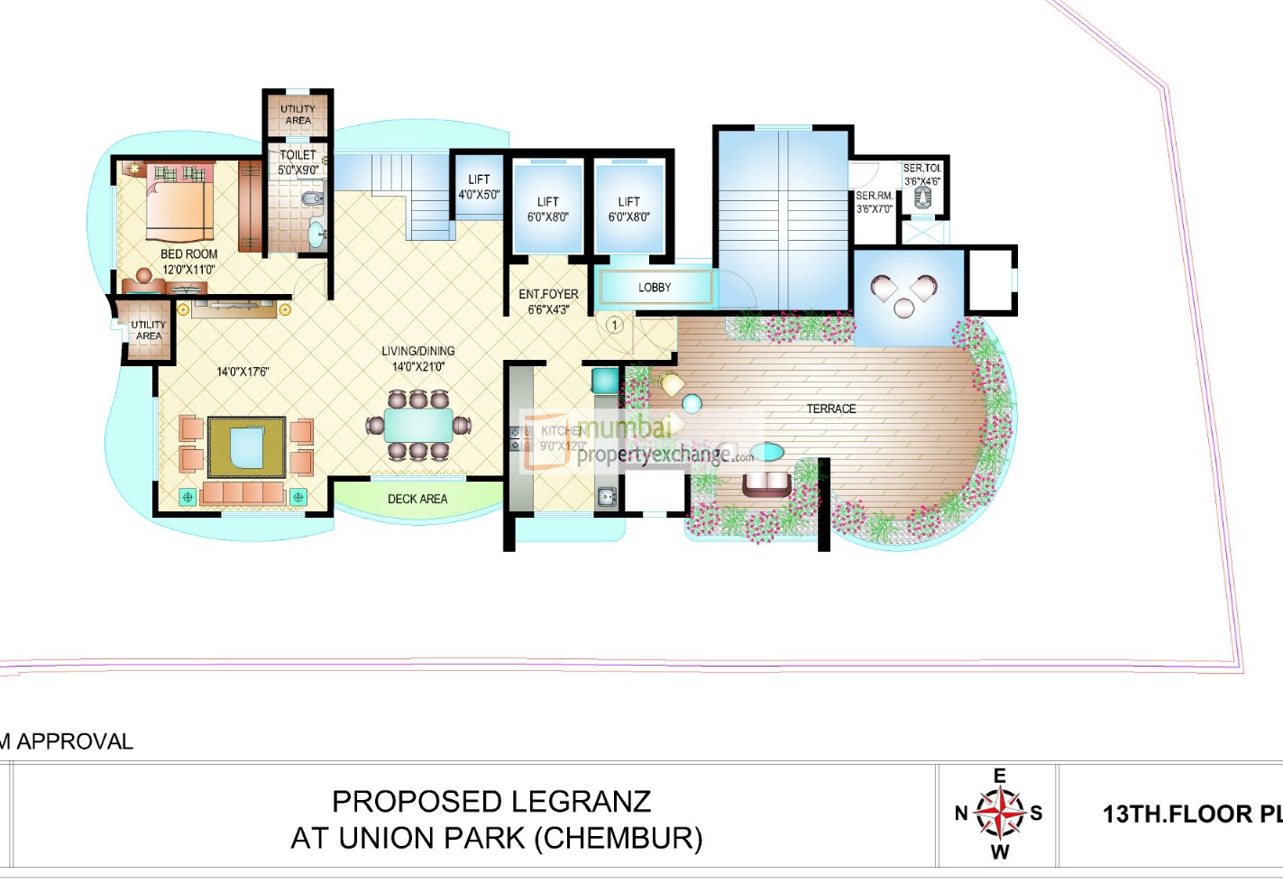 Flat on rent in Ekta Legranz, Chembur