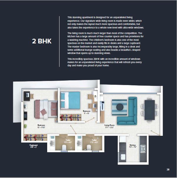 Marathon Nexworld 2BHK