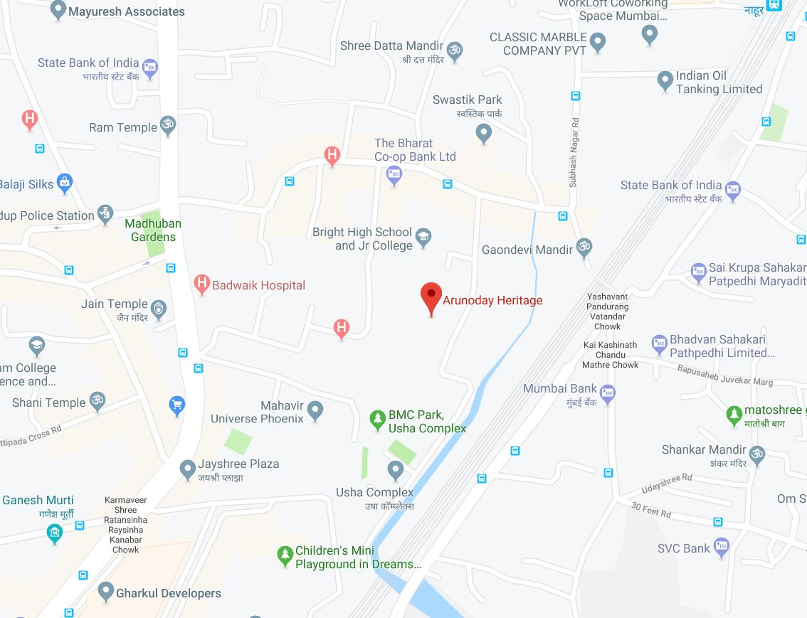 Arunoday Heritage Location Map
