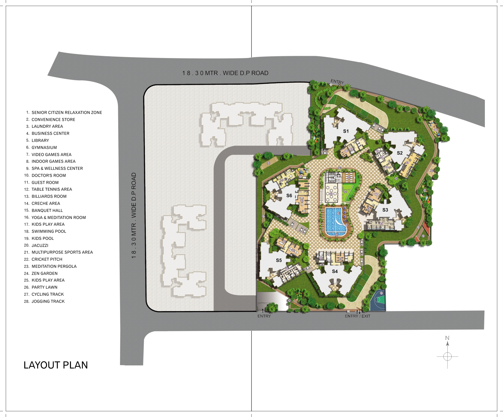 Acme Boulevard Site Layout