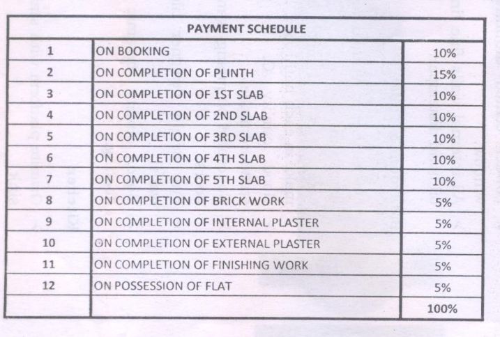 Payment Schedule