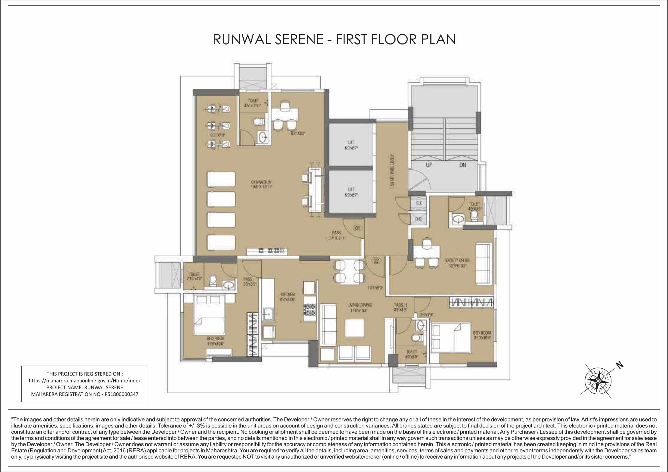 RuRUNWAL SERENE-FLOOR-PLAN-1