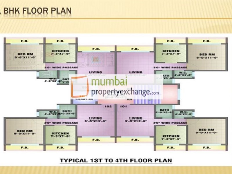 1bhk floor plan