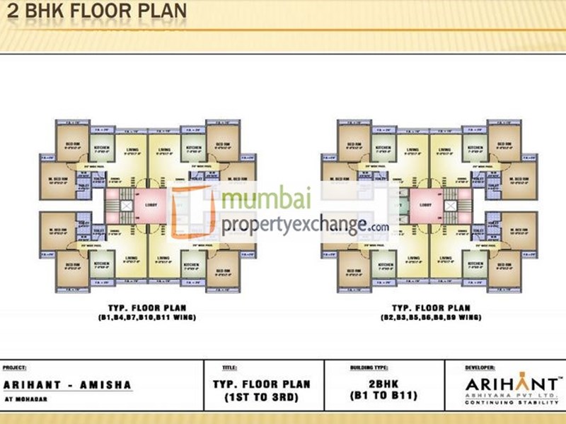 2bhk floor plan