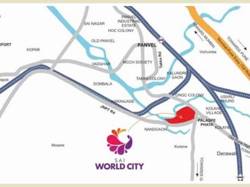 Sai World City Location Conectivity