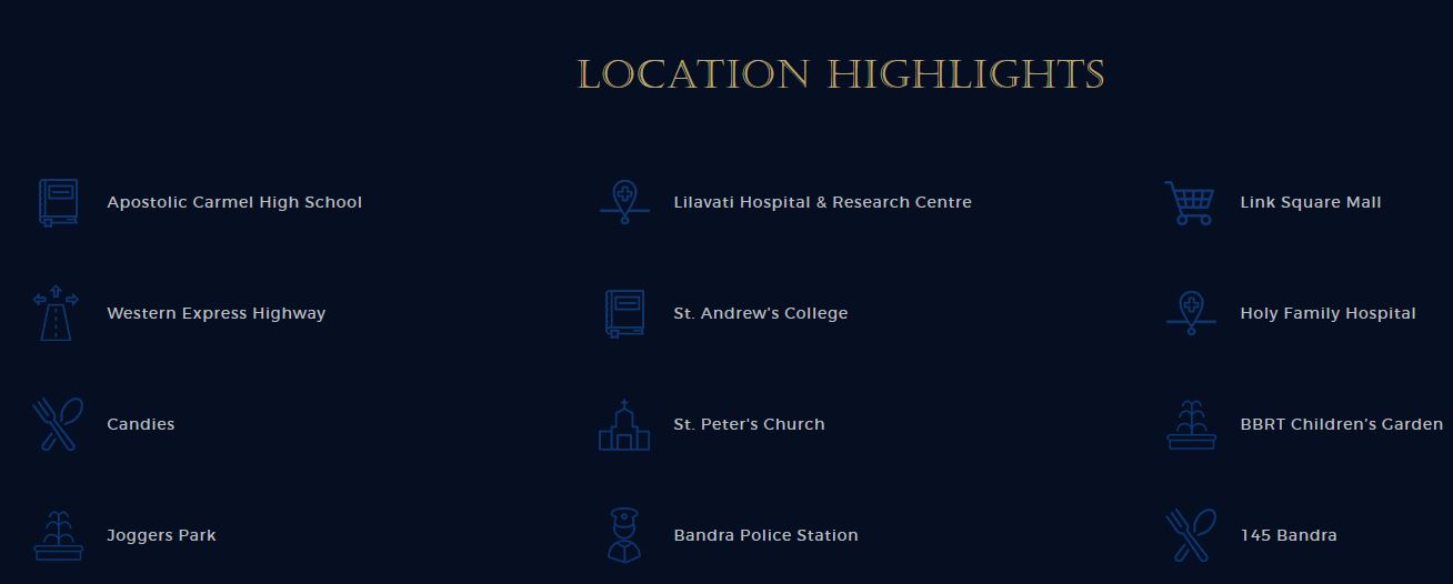 Sheth Beaupride Location Highlights