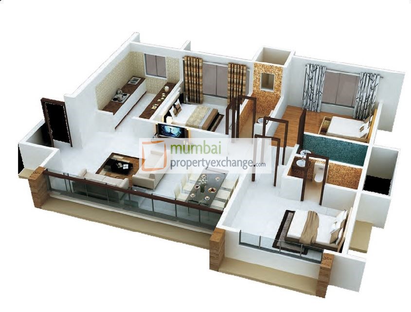 Flat on rent in Sanghvi Solitaires, Borivali East