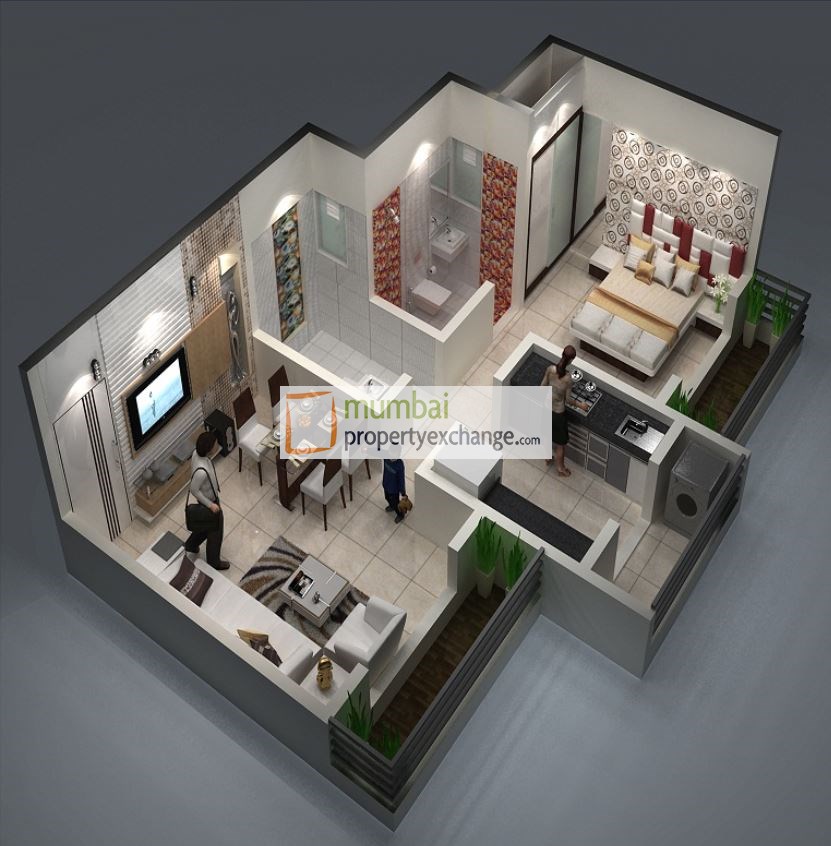 Flat on rent in Sai Shikar, Virar