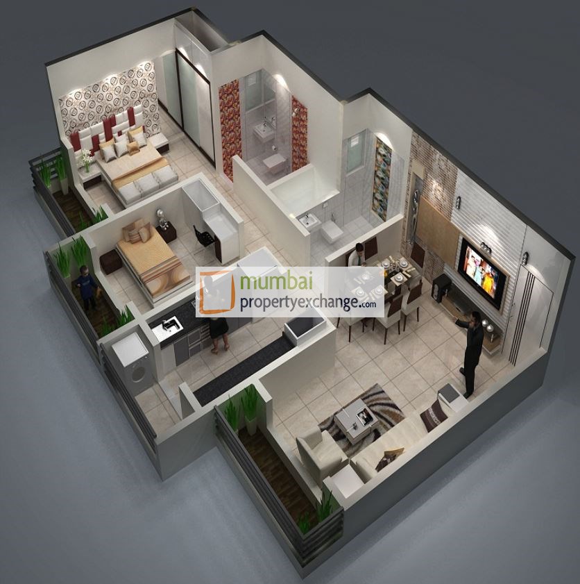 Flat on rent in Sai Shikar, Virar