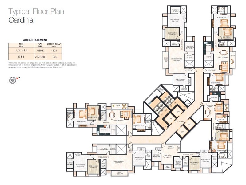 Cardinal Typical Floor Plan