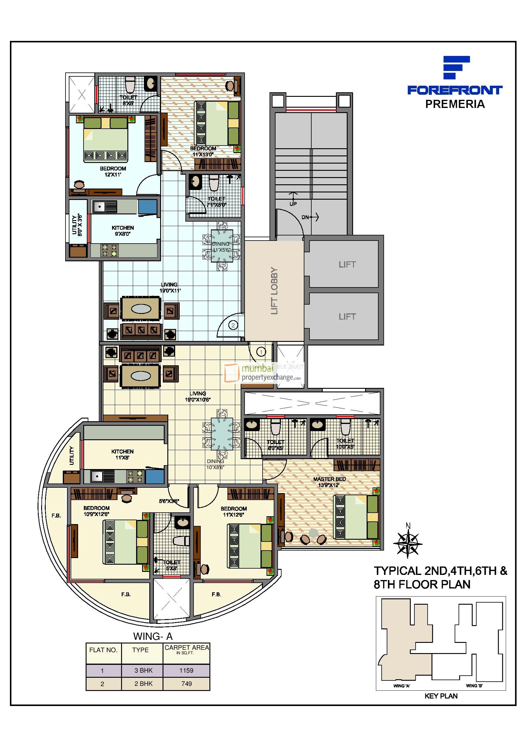 2ND,4TH,6TH,8TH FLOOR 
