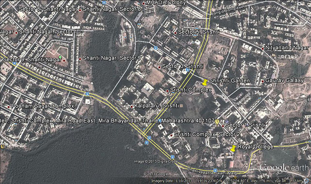 Flat on rent in Shanti Garden, Mira Road