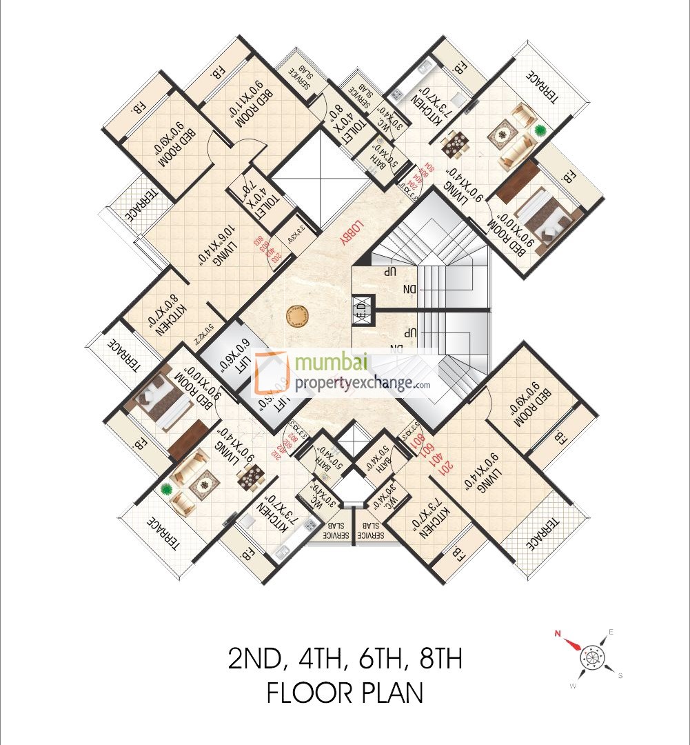 Even Floor plan