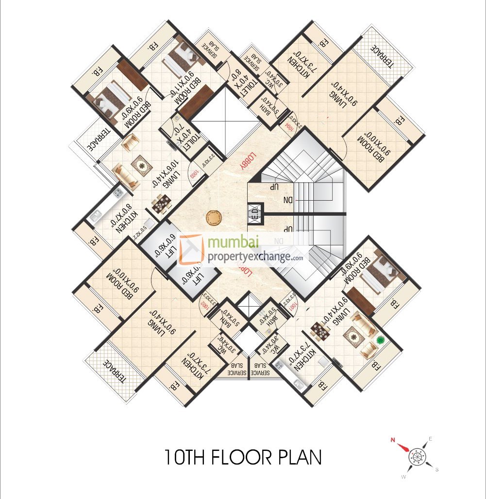 10th Floor plan