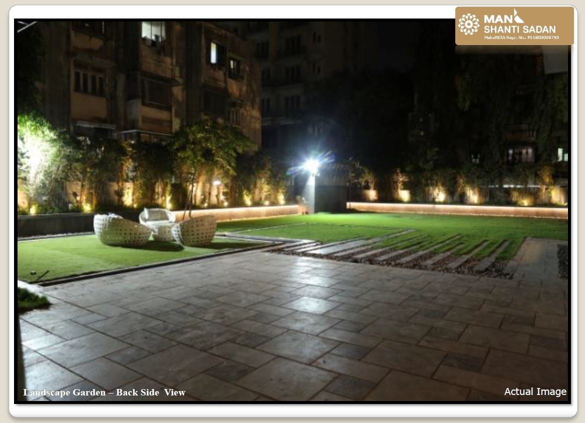 Shanti Sadan Landsacpe Garden Back Side View