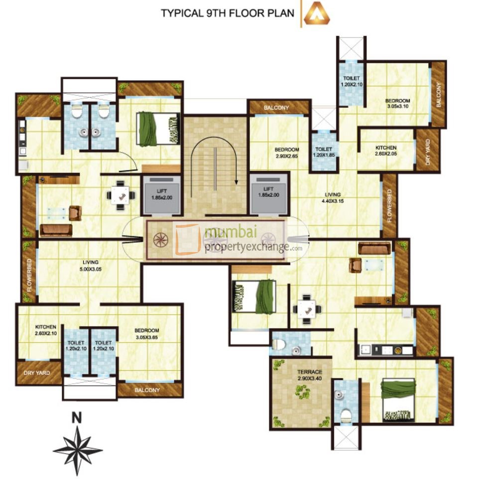 9th Floor Plan