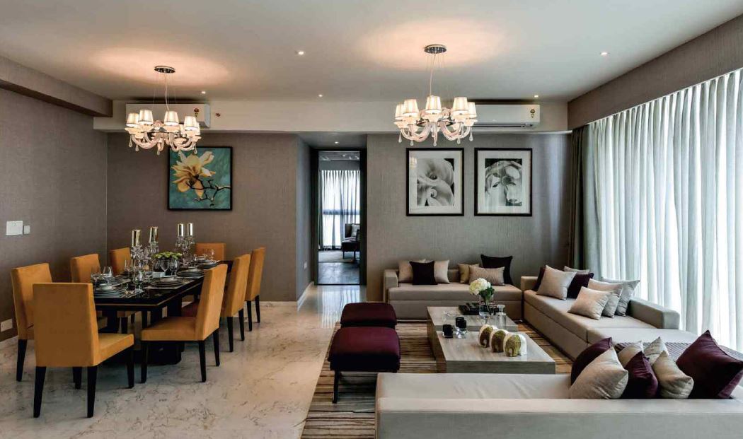 Runwal Reserve Living Room One Flat Per Floor